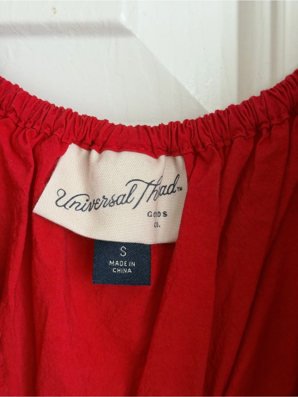Universal Thread Red Ruffle Strap Maxi Dress - Picture 5 of 5